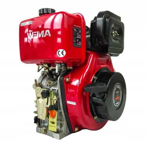 Silnik spalinowy WM186FBE 9,5??, wał poziomy 25 mm, El.Starter